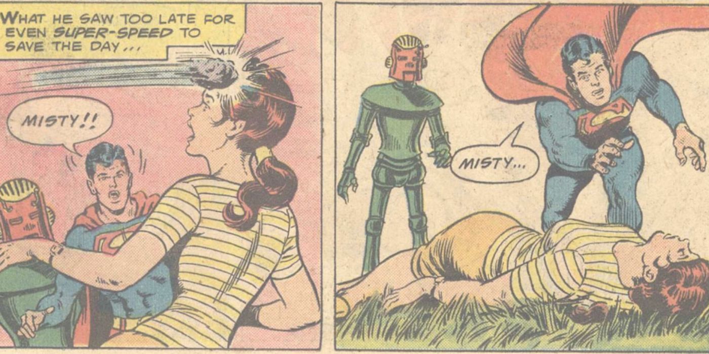Misty fake death by sasquatch no scope headshot Superboy becomes a Superman