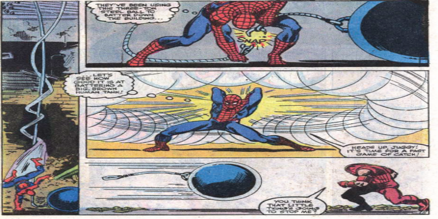 Spider-man vs juggernaut