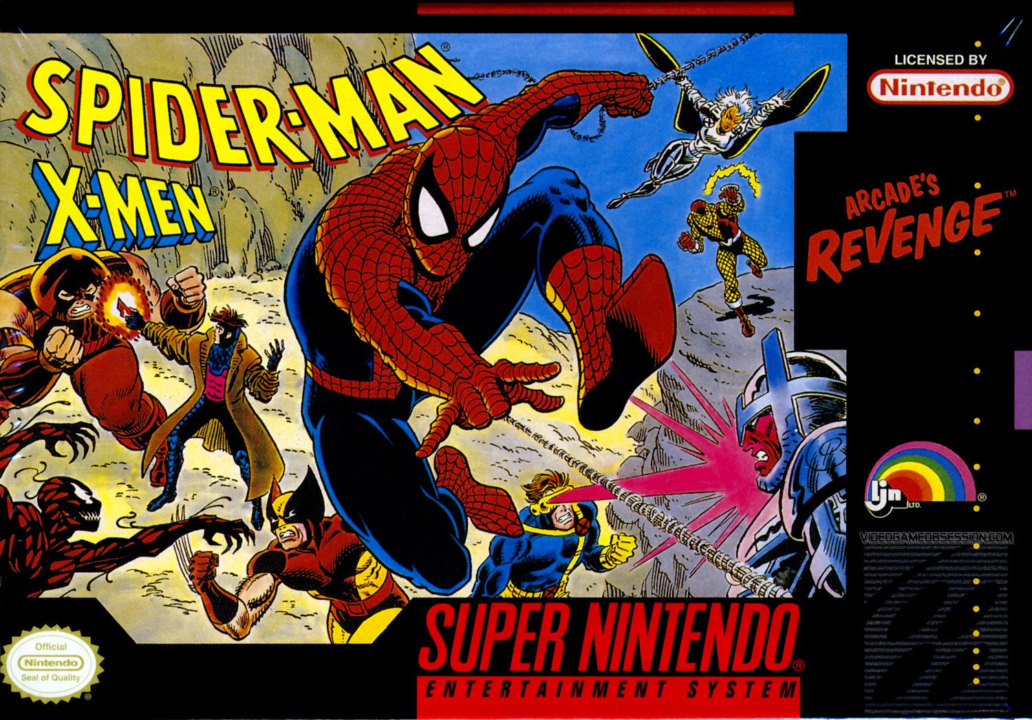 Spiderman X Men Arcade Revenge