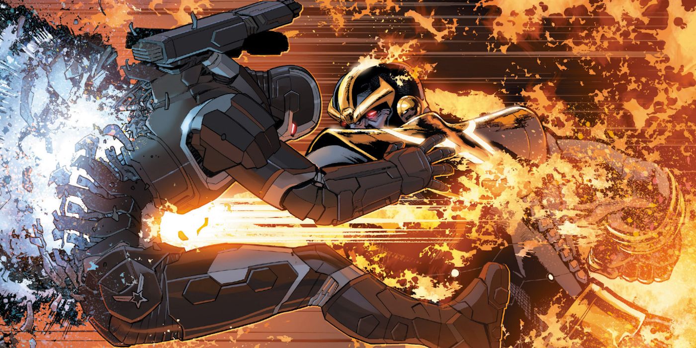 Thanos One Punch Kills War Machine