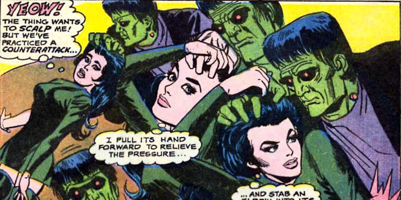 The New Wonder Woman fights Frankensteins Wonder Woman 179