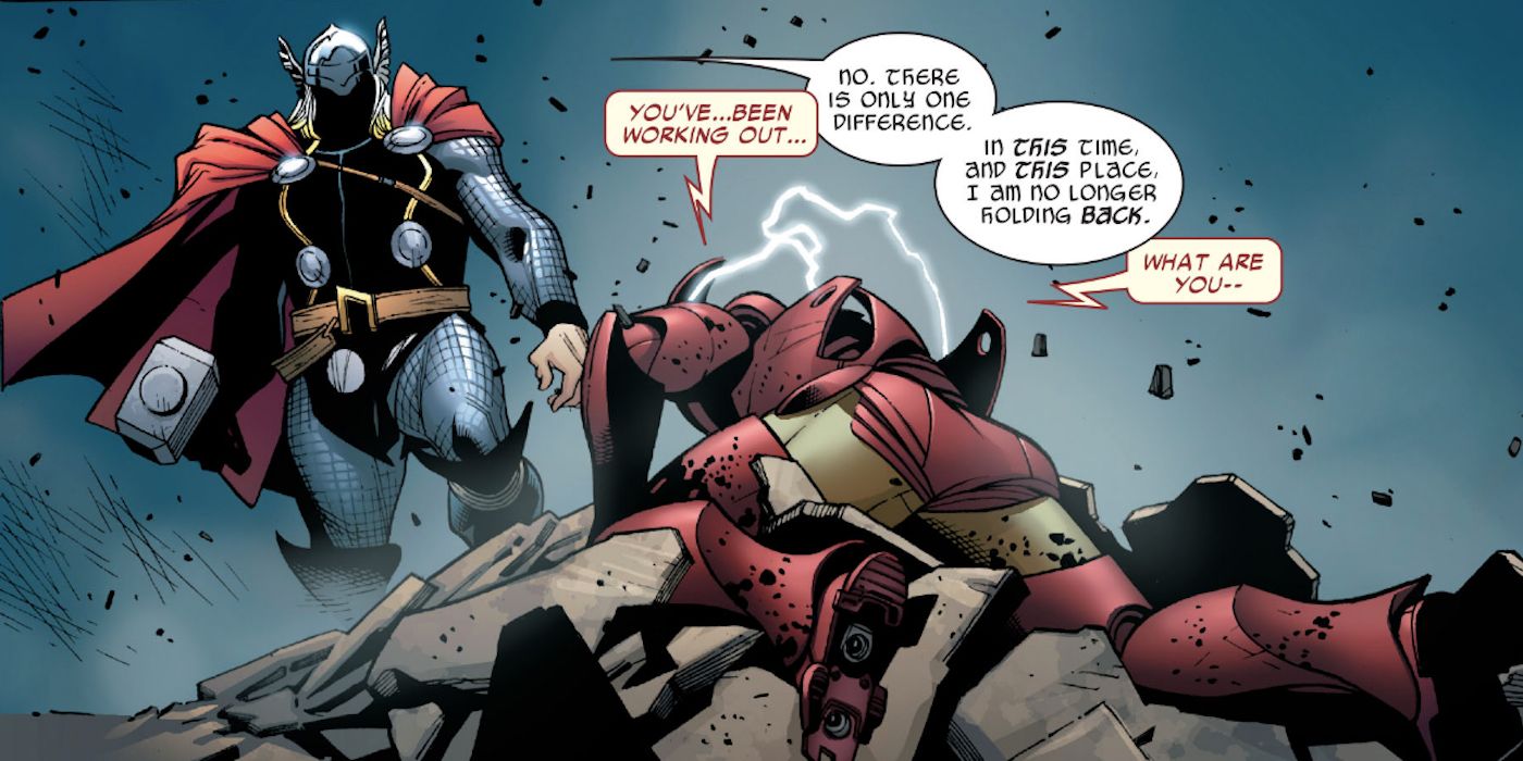 Thor vs Iron Man Thor 3
