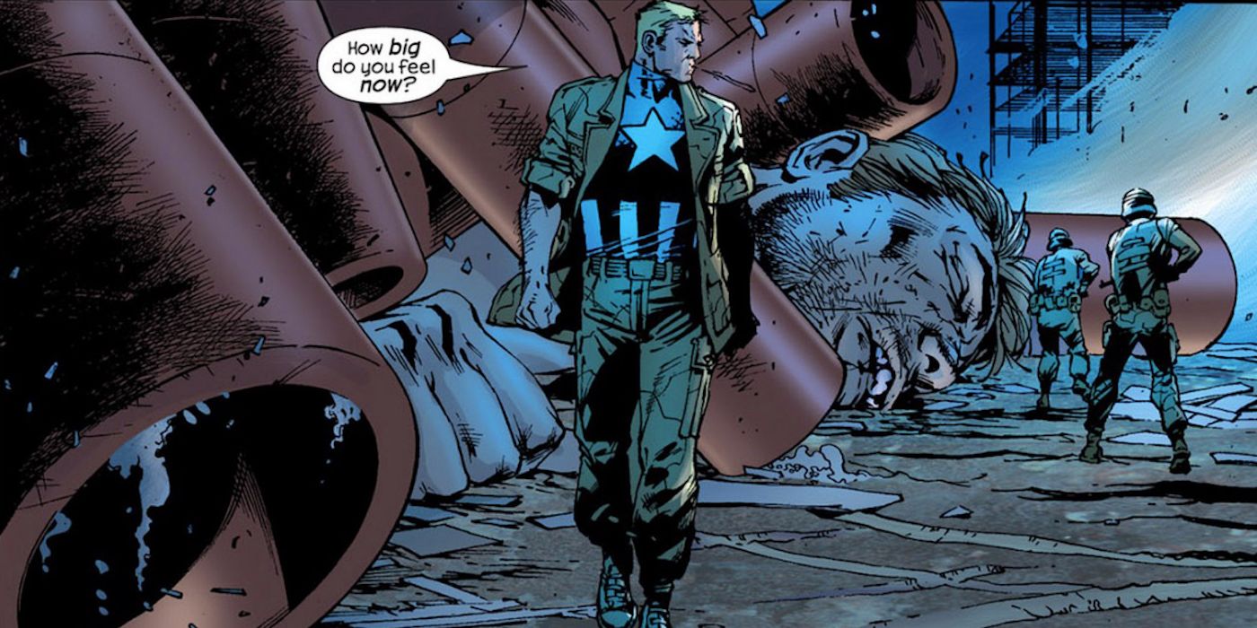 Ultimate Captain America vs Giant Man