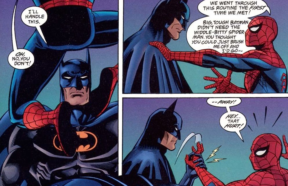batman hates spider-man