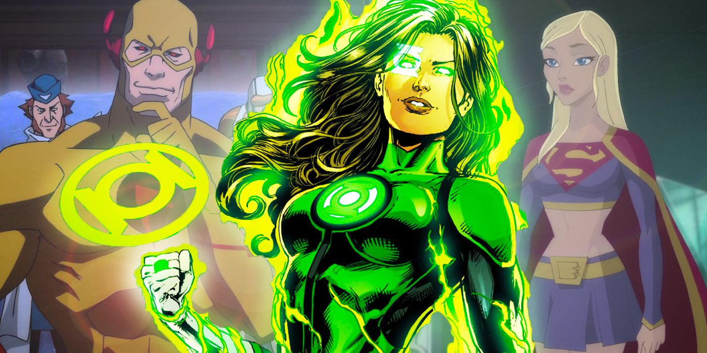 green lantern reverse flash supergirl