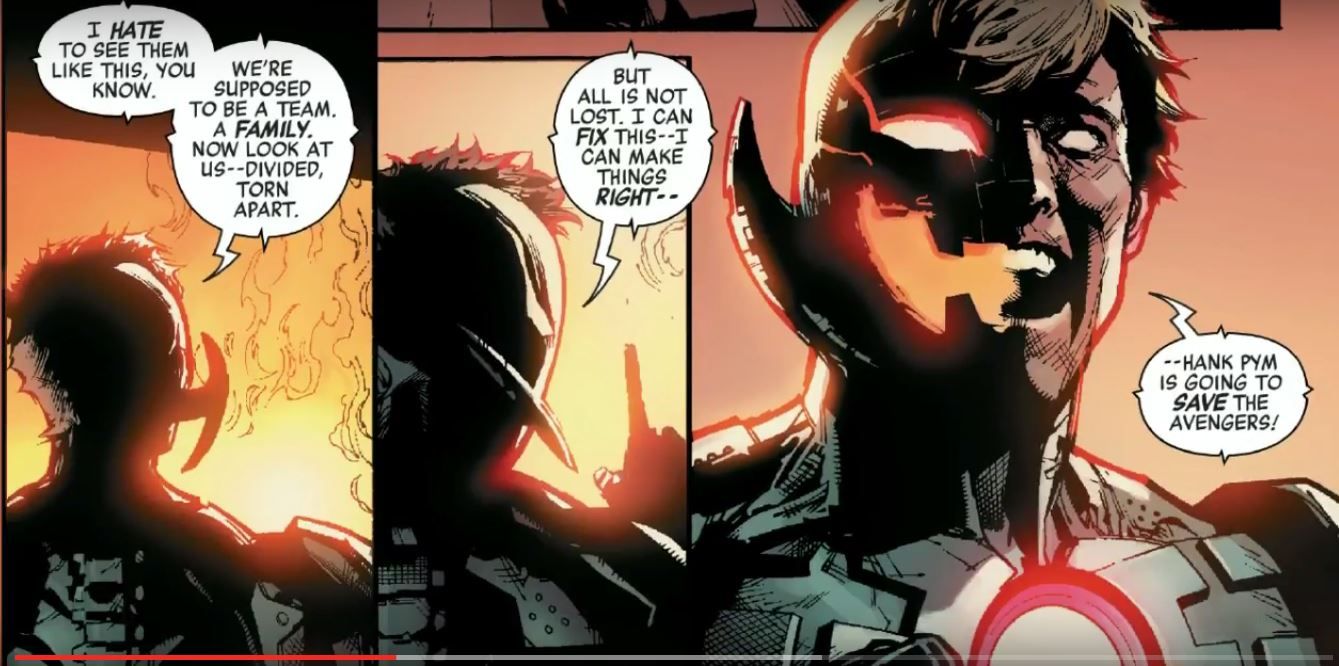 Ultron and Hank Pym in Secret Empire