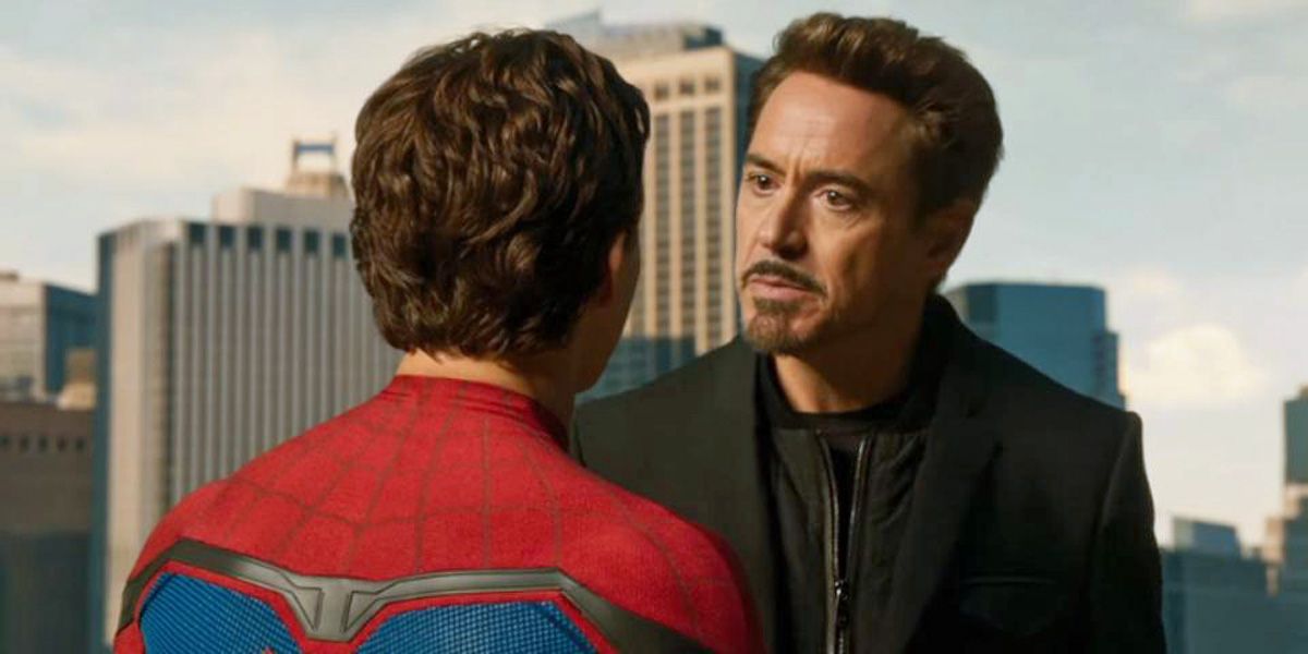 Robert Downey Jr in Spider-Man: Homecoming