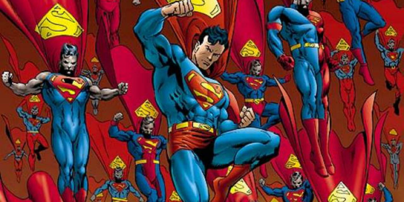 Superman leads an army of robot duplicates
