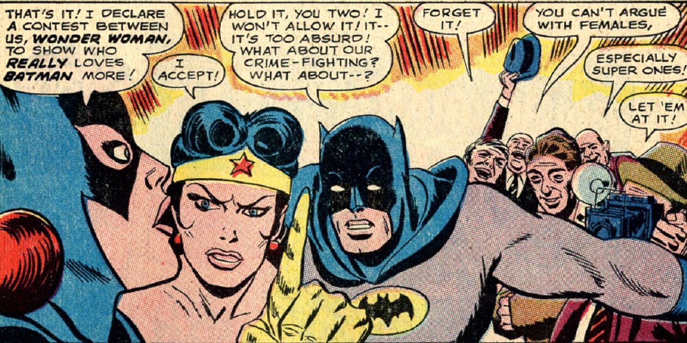 That Time Wonder Woman and Batgirl Both Fell in Love With Batman!