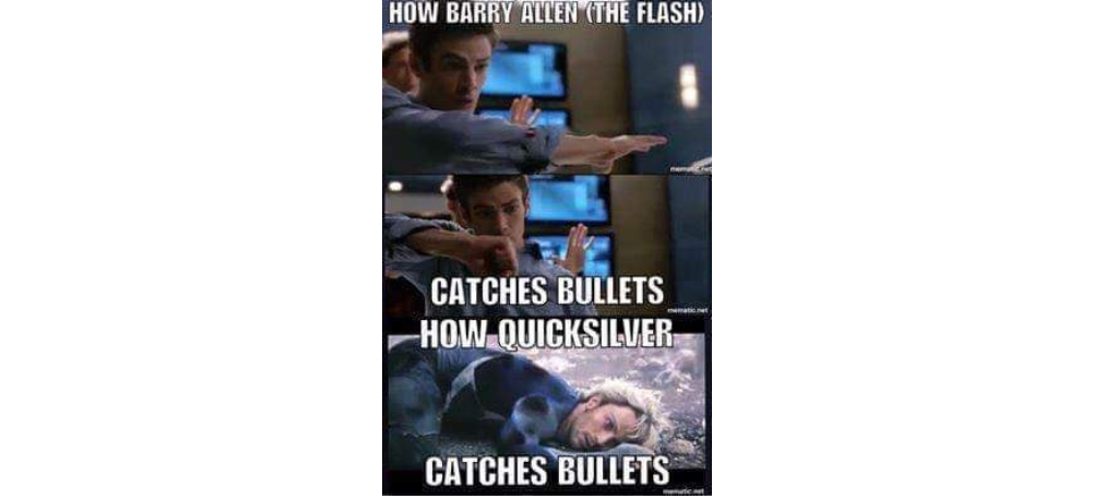 1. Flash vs Quicksilver (Superhero Memes)