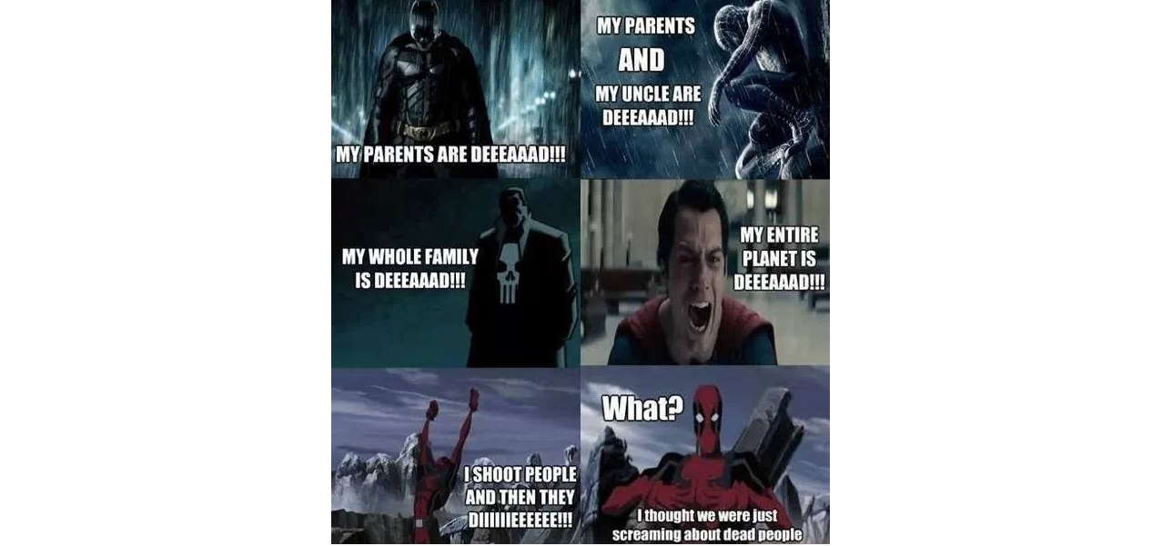 14. And then there's deadpool (Superhero Memes)