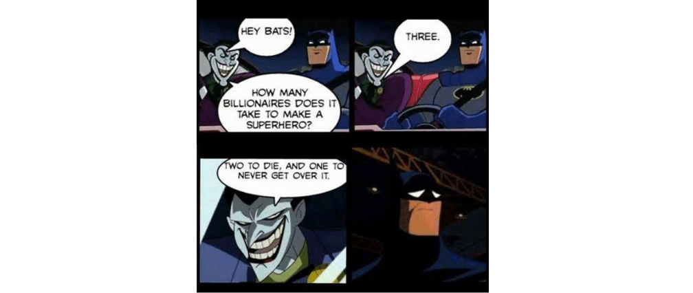 3. Batman's parents (Superhero Memes)