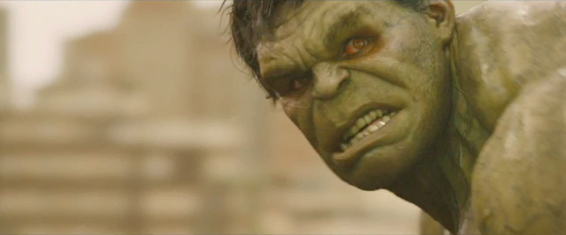 Hulk Age of Ultron red eyes