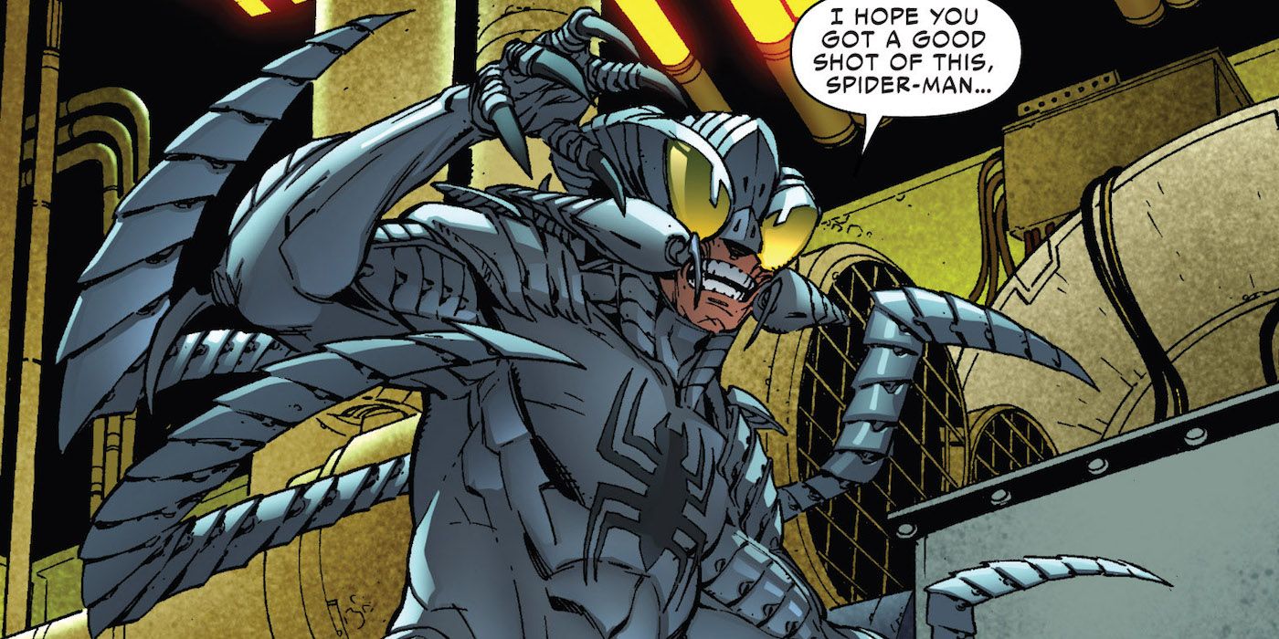 Smythe as Spider-Slayer in Marvel Comics