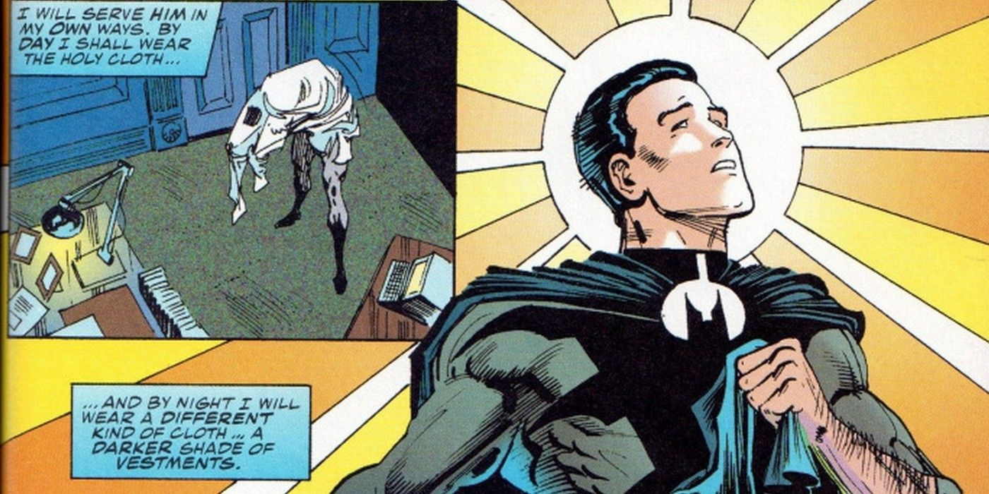 Reverend Bruce Wayne resolves to fight crime as the Batman