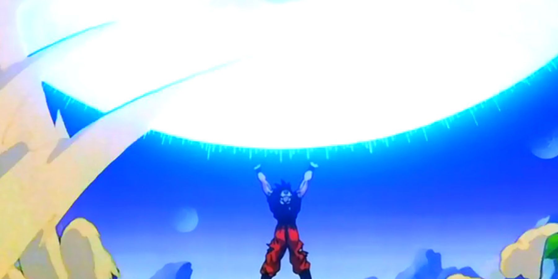 dbz goku spirit bomb