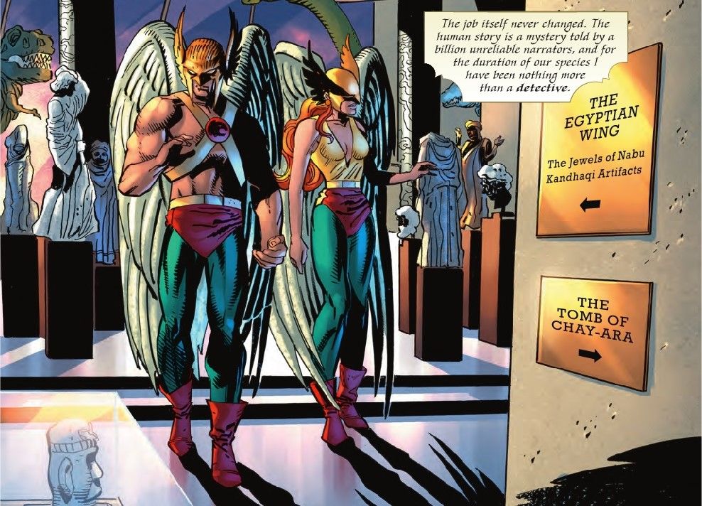 Hawkman and Hawkgirl in Dark Days: The Casting