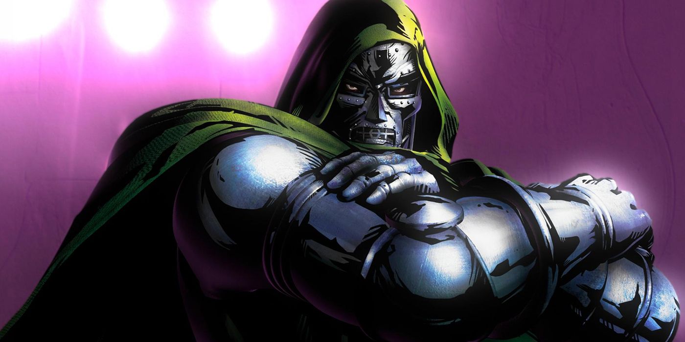 Dr. Doom crossing his arms