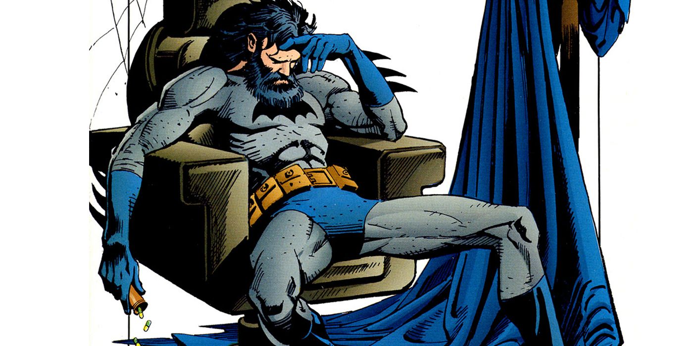Batman does drugs in a dark DC Comics story arc