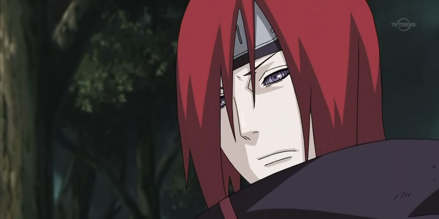 Nagato with his Rinnegan eyes in Naruto