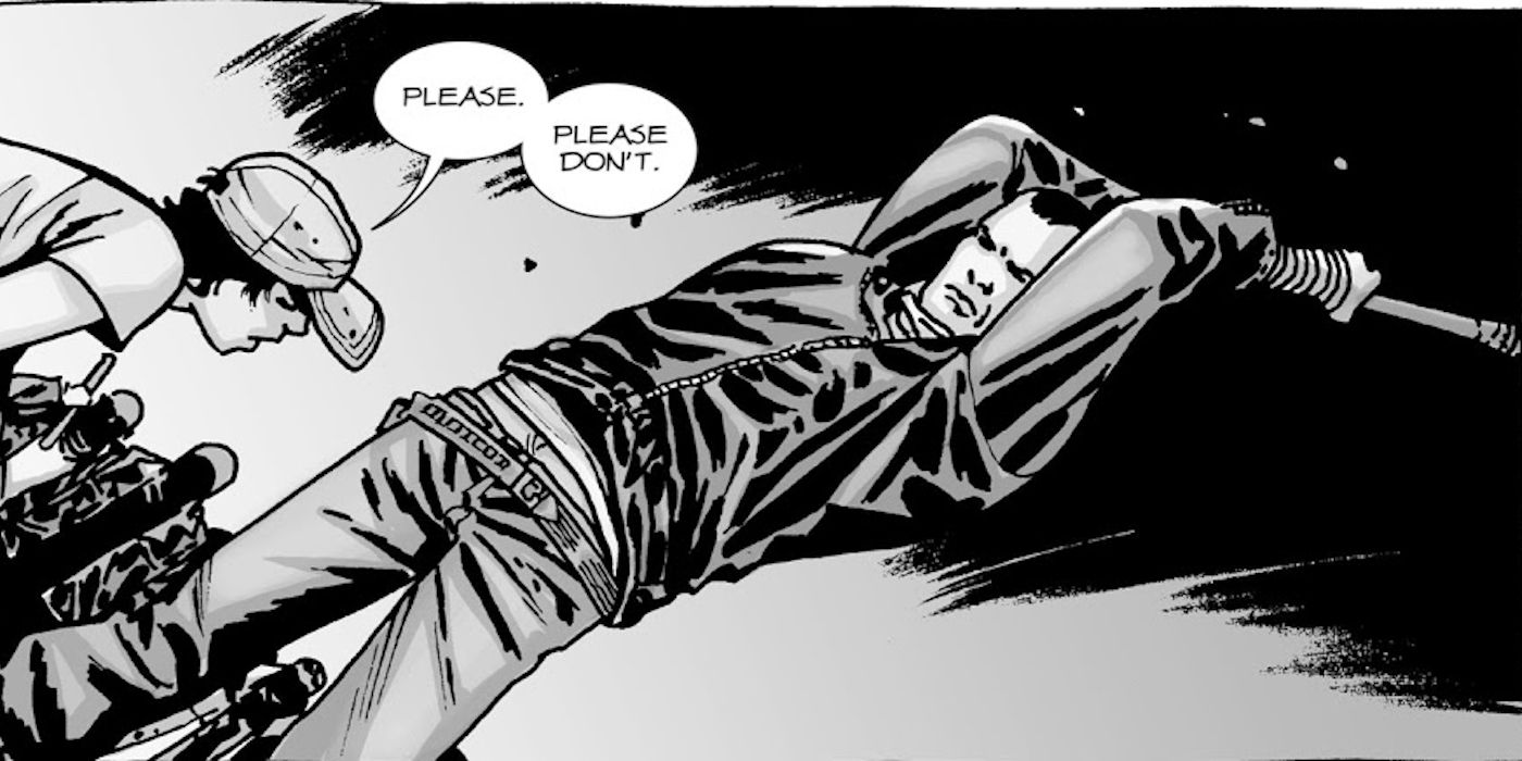 Negan kills Glenn The Walking Dead