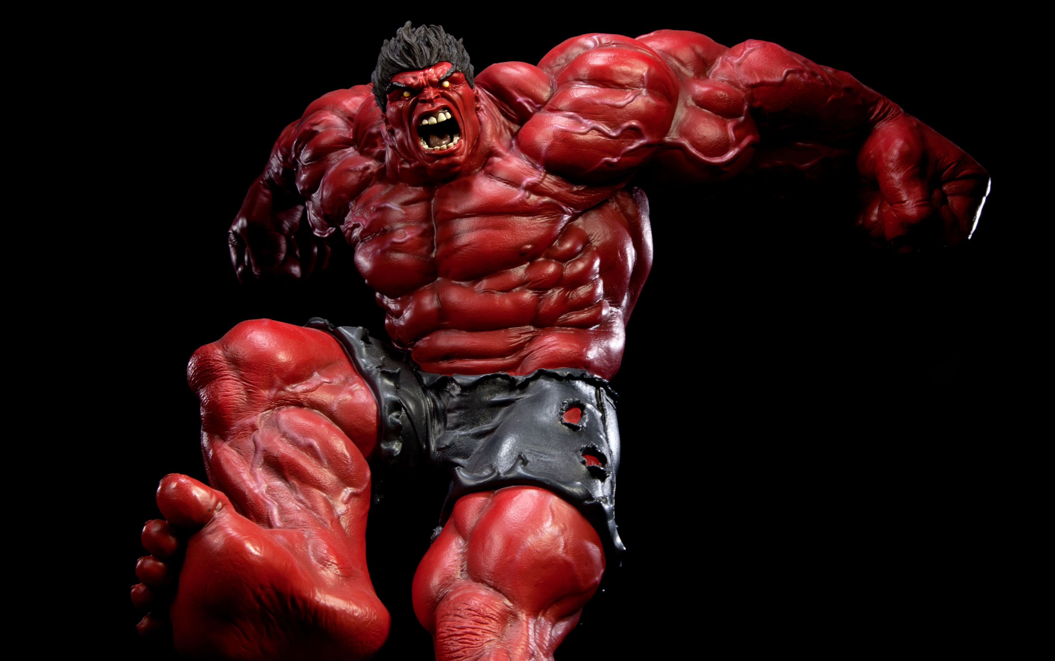 RED HULK POLYSTONE STATUE BY SIDESHOW COLLECTIBLES