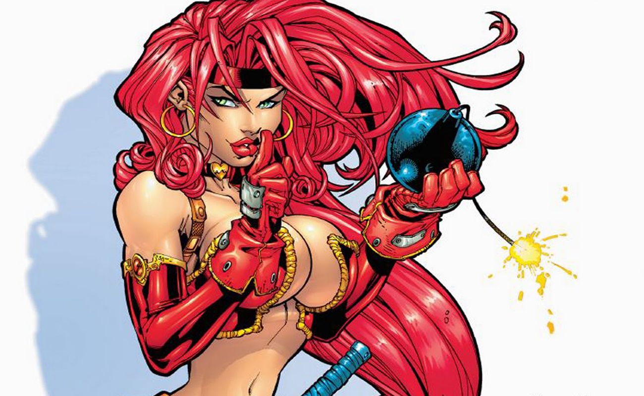 Red Monkia Battle Chasers Cleavage
