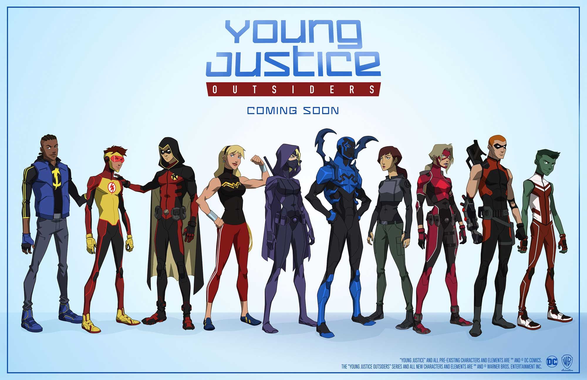 Young Justice: Outsiders character designs
