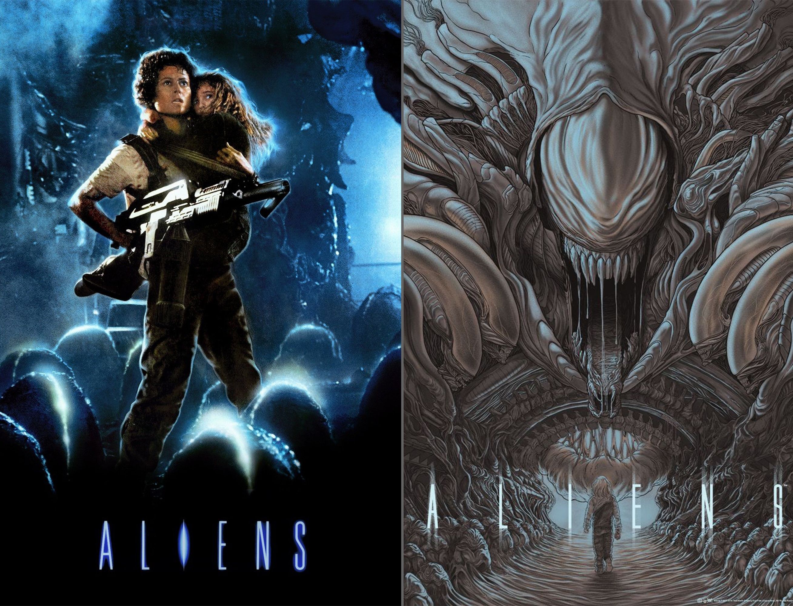 aliens poster mondo