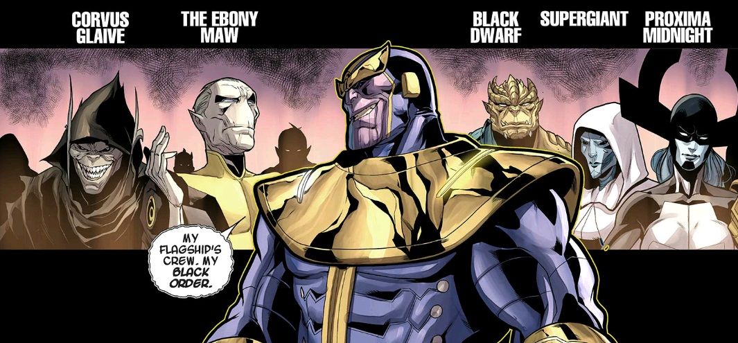 Thanos and the Black Order take on Ego