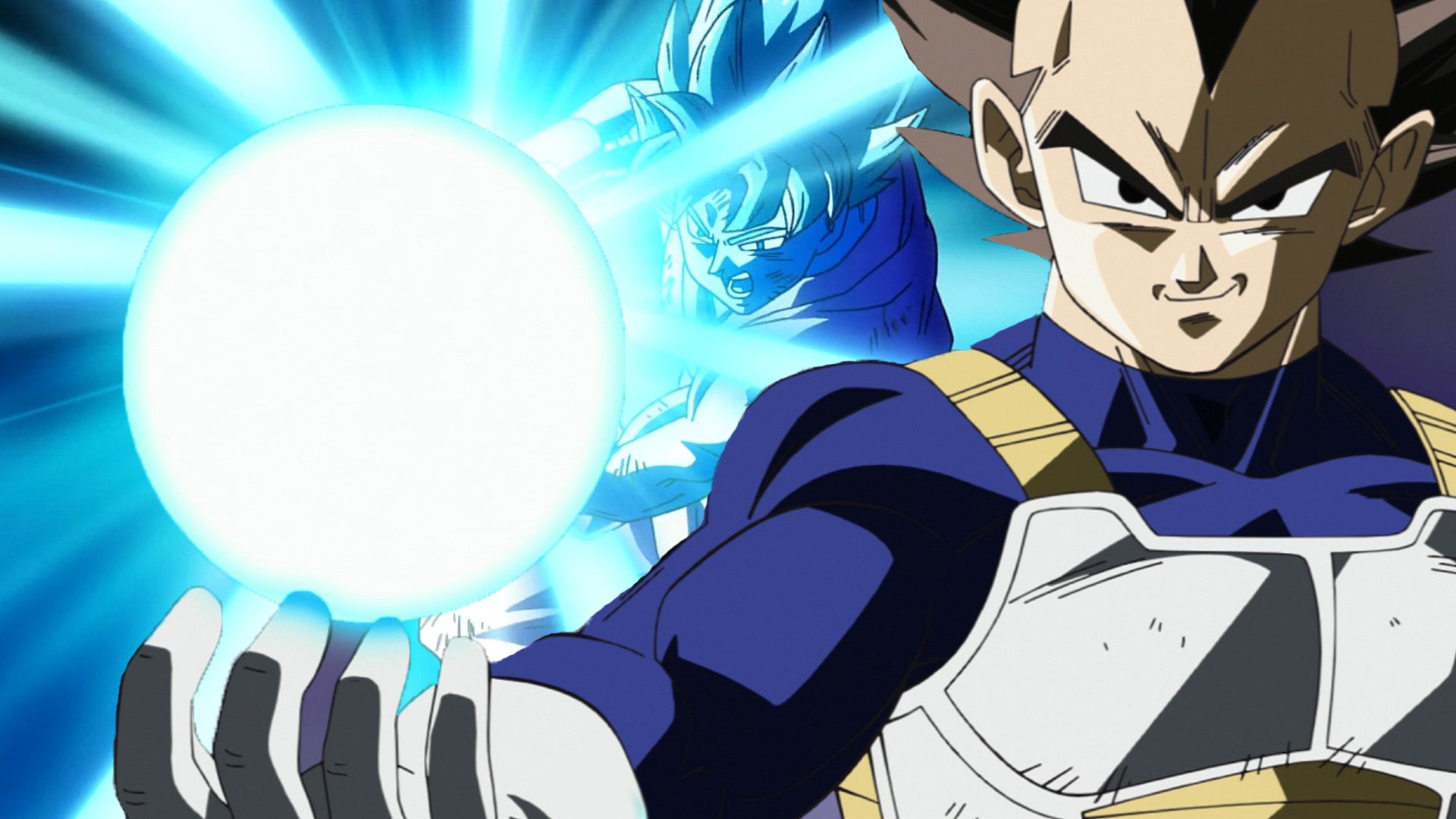 dbz goku vegeta energy attacks