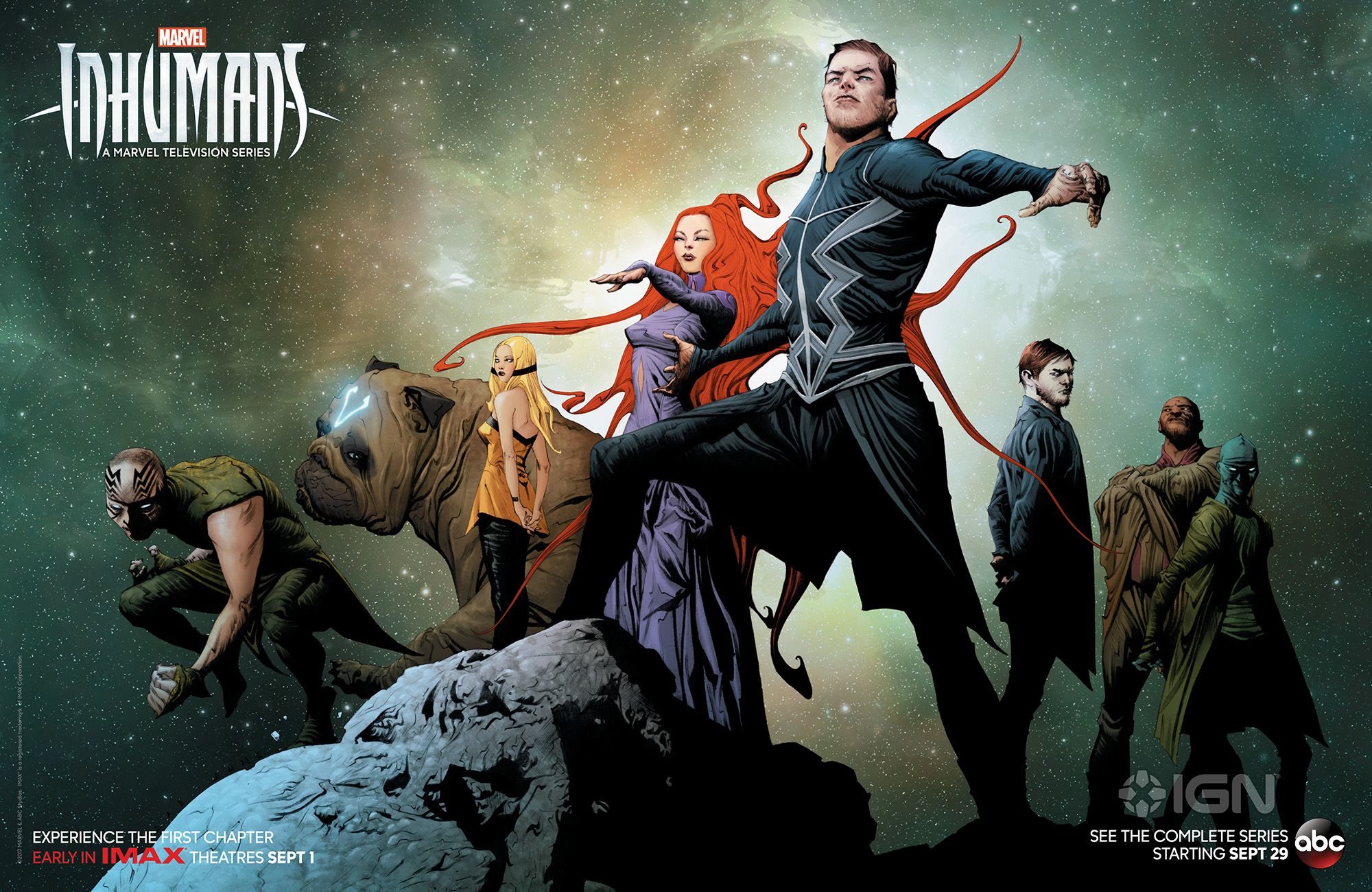 Inhumans TV poster by Jae Lee