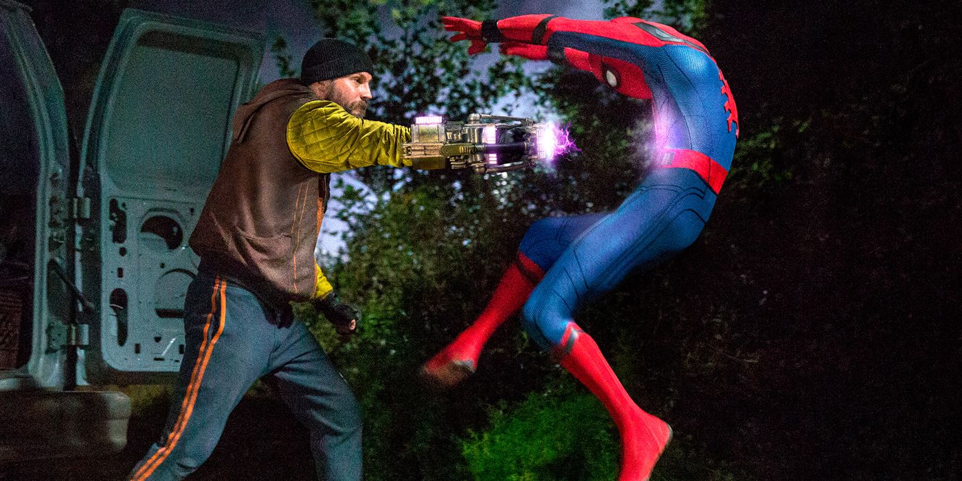 Jackson Brice punching Spider-Man in Homecoming.