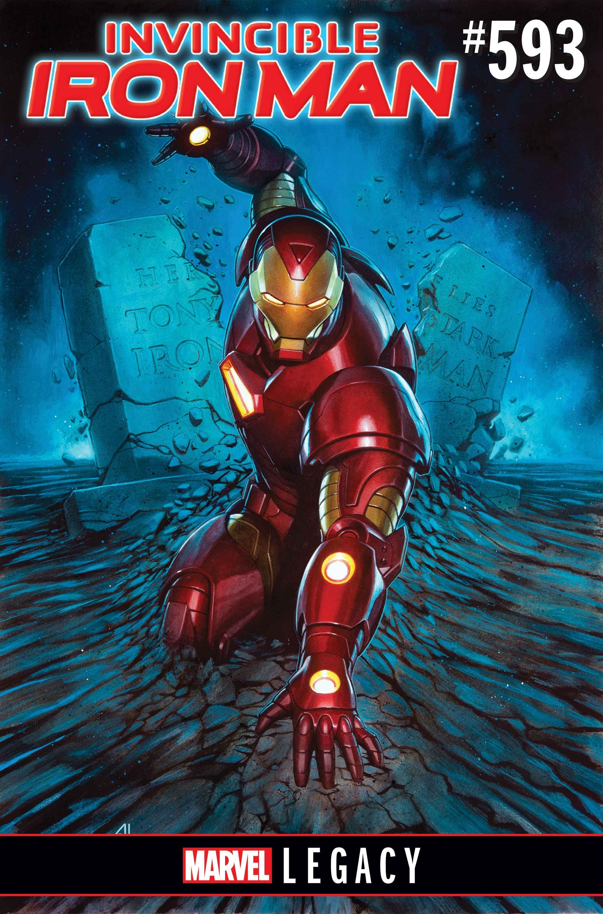 marvel legacy invincible iron man tony stark cover