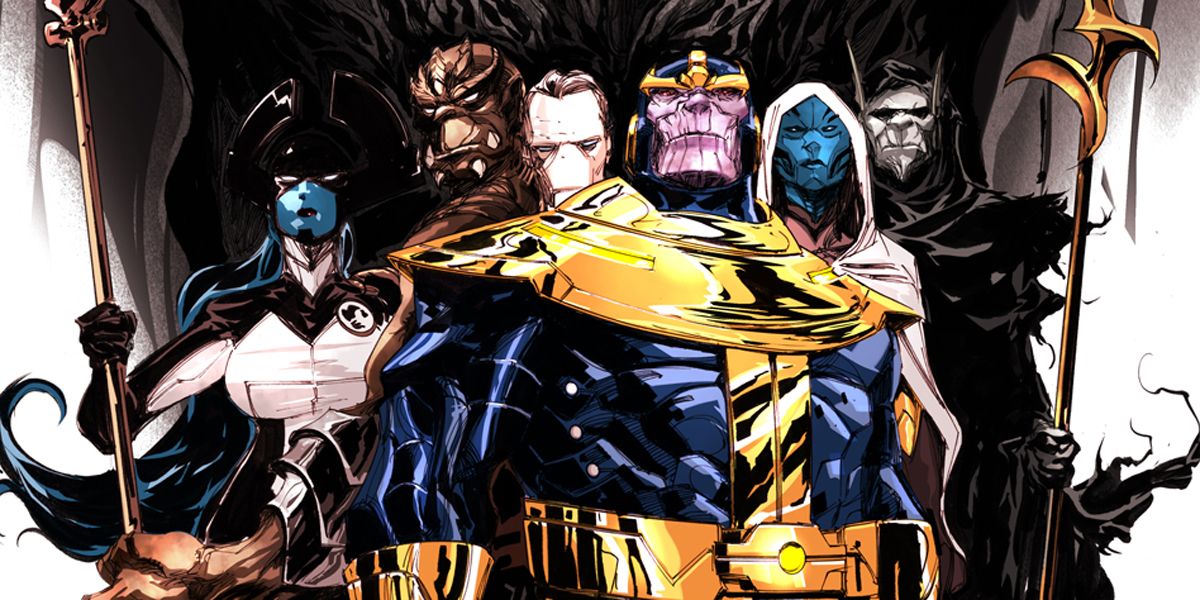 Thanos and the Black Order stand together