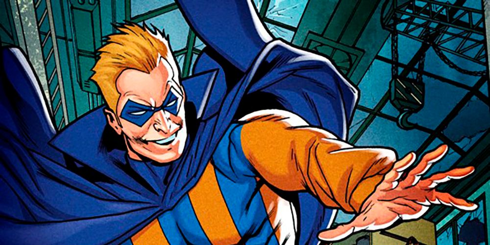 The Trickster with a wild grin in DC Comics