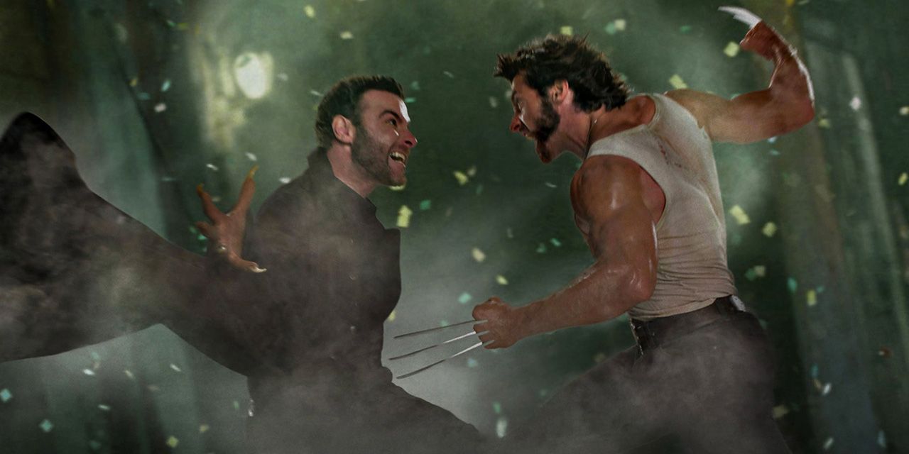 วูล์ฟเวอรีนและเซเบอร์ทูธต่อสู้กันใน X-Men Origins: Wolverine