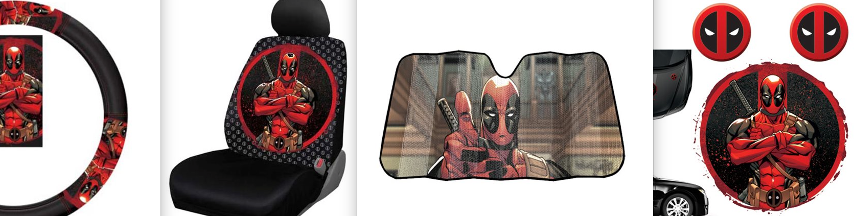2. Deadpool Car accessories (Weird Deadpool Merch)