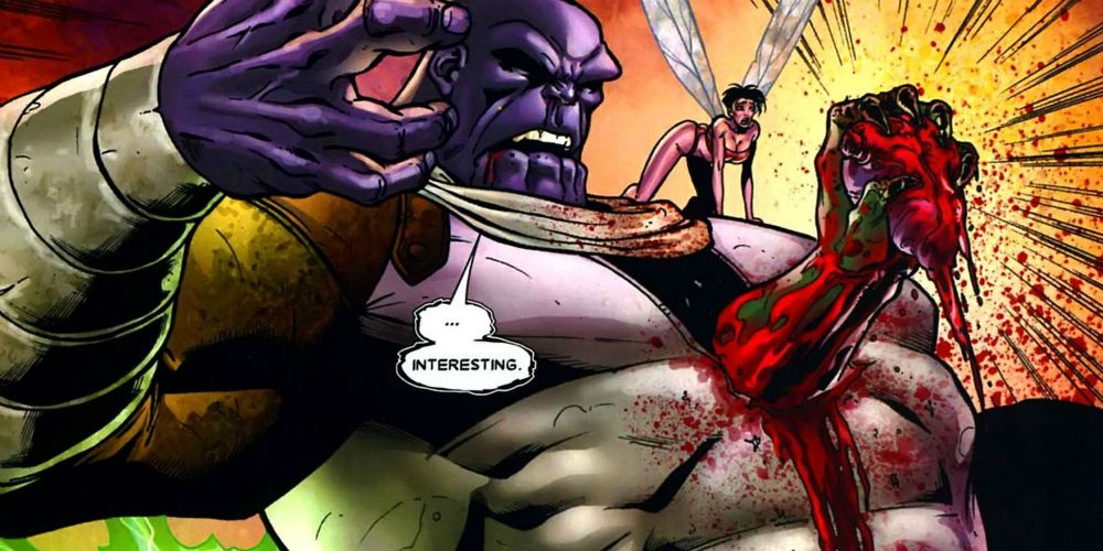 2. drax rips out thanos heart