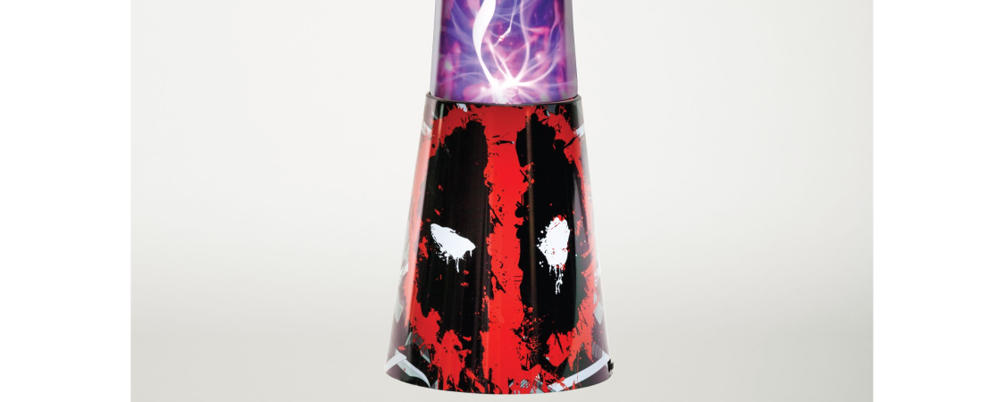 3. Deadpool plasma lamp (Weird Deadpool Merch)