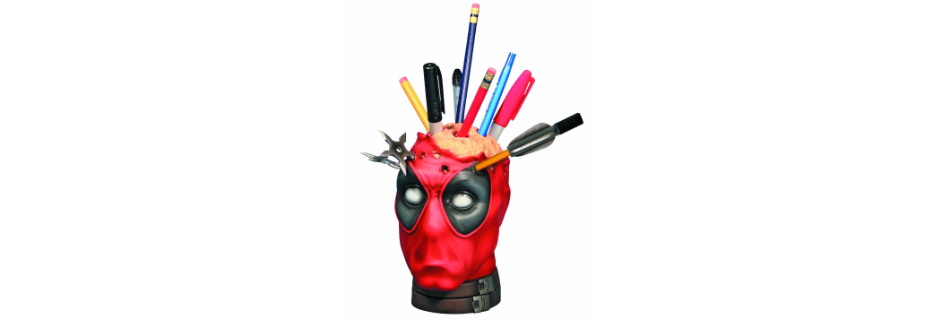 5. Deadpool pen holder (Weird Deadpool Merch)