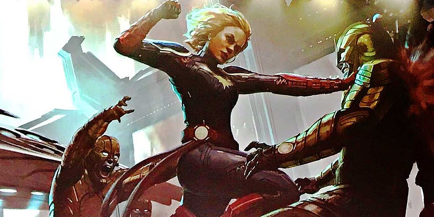 Captain Marvel Movie Concept ARt