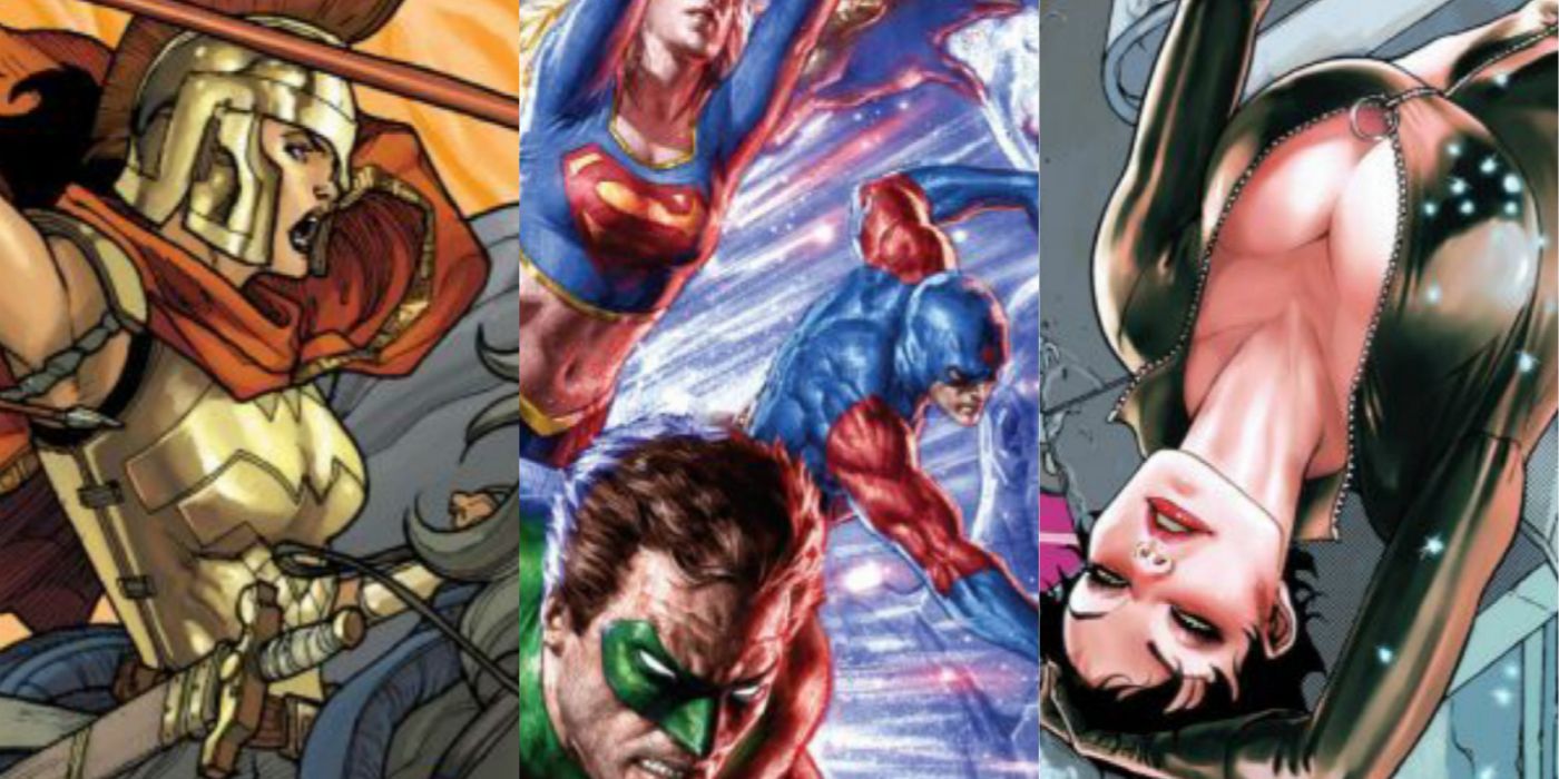 DC Comics green lantern amazons attack catwoman
