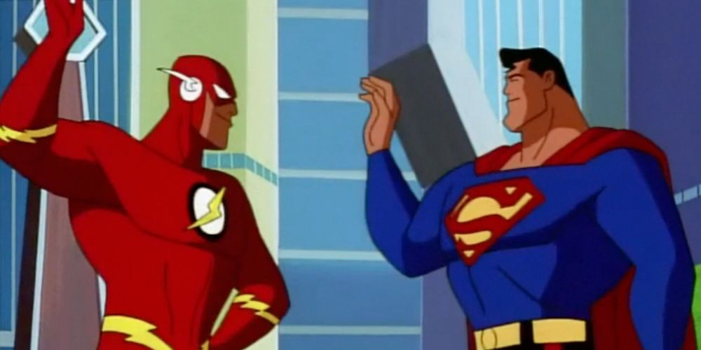 Flash and superman