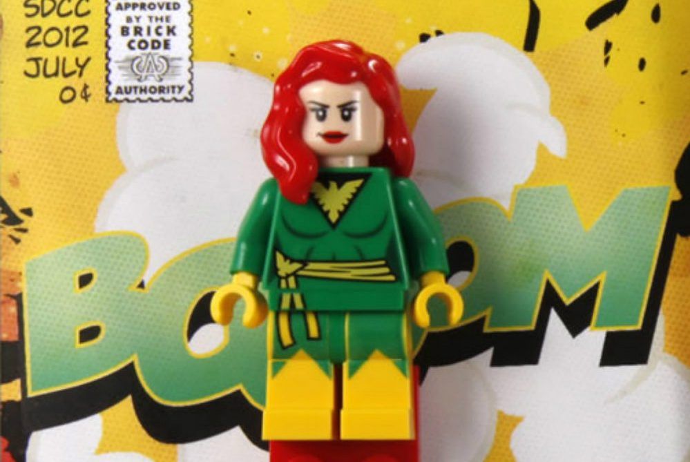 Lego Jean Grey in Phoenix Costume (Comic-Con 2012 Exclusive)