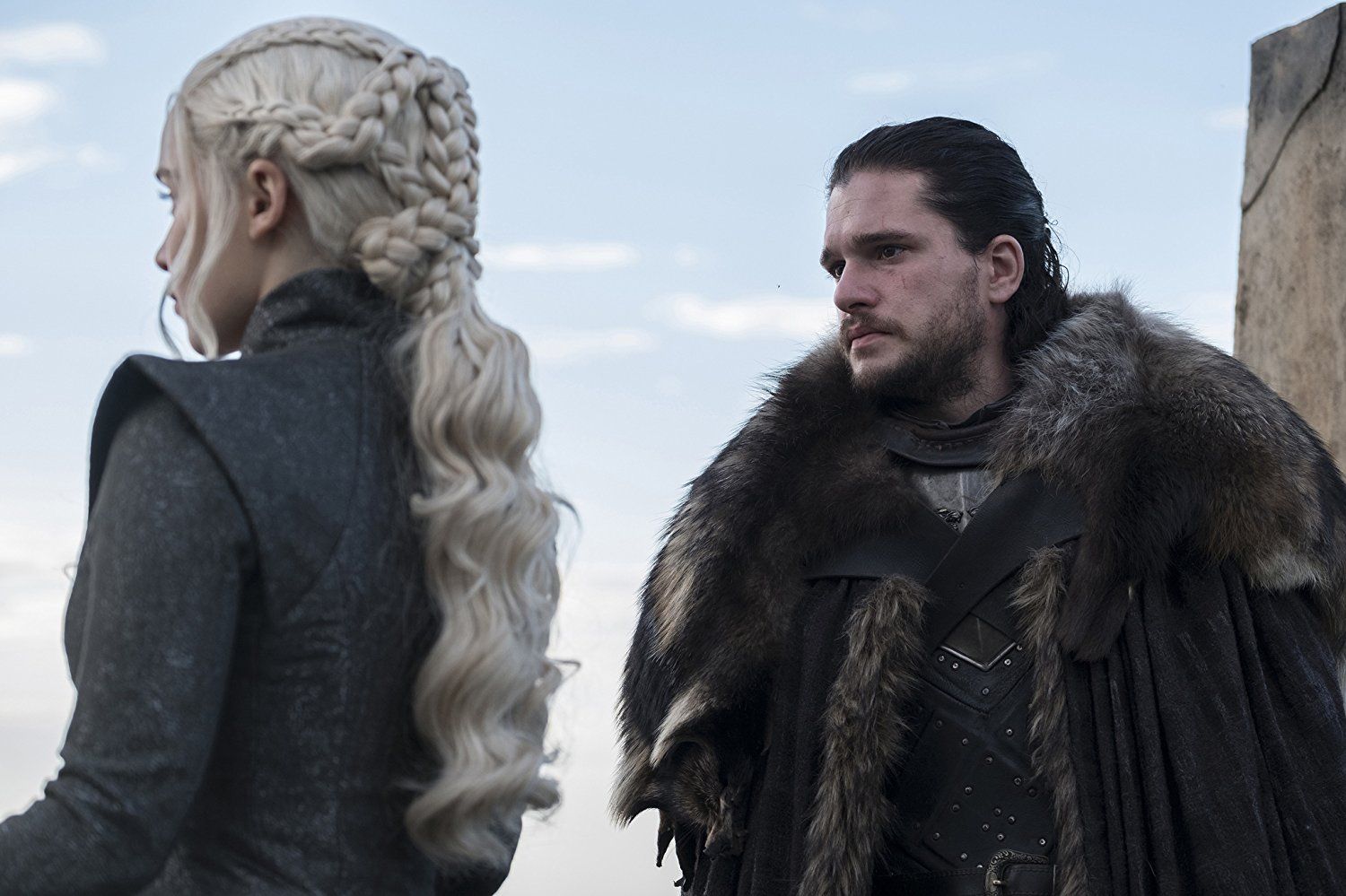 Jon and Dany Dragonstone Game of Thrones 7.3