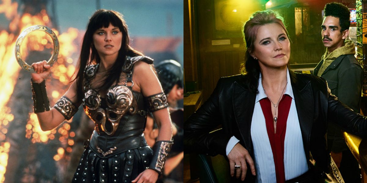 Lucy Lawless Then and Now