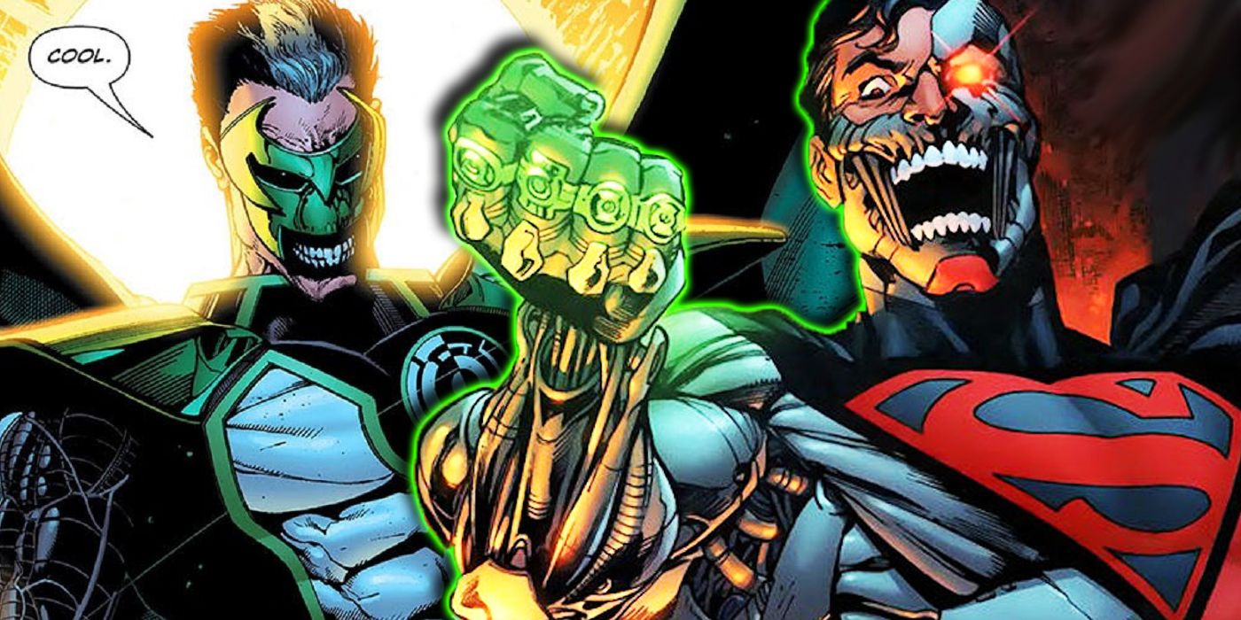 Parallax Cyborg Superman Green lantern rings