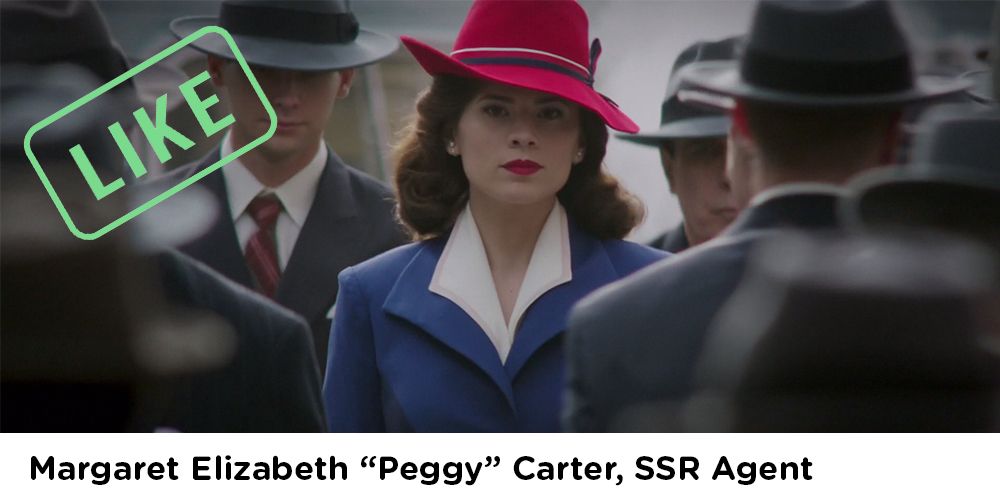 Peggy Carter - tinder