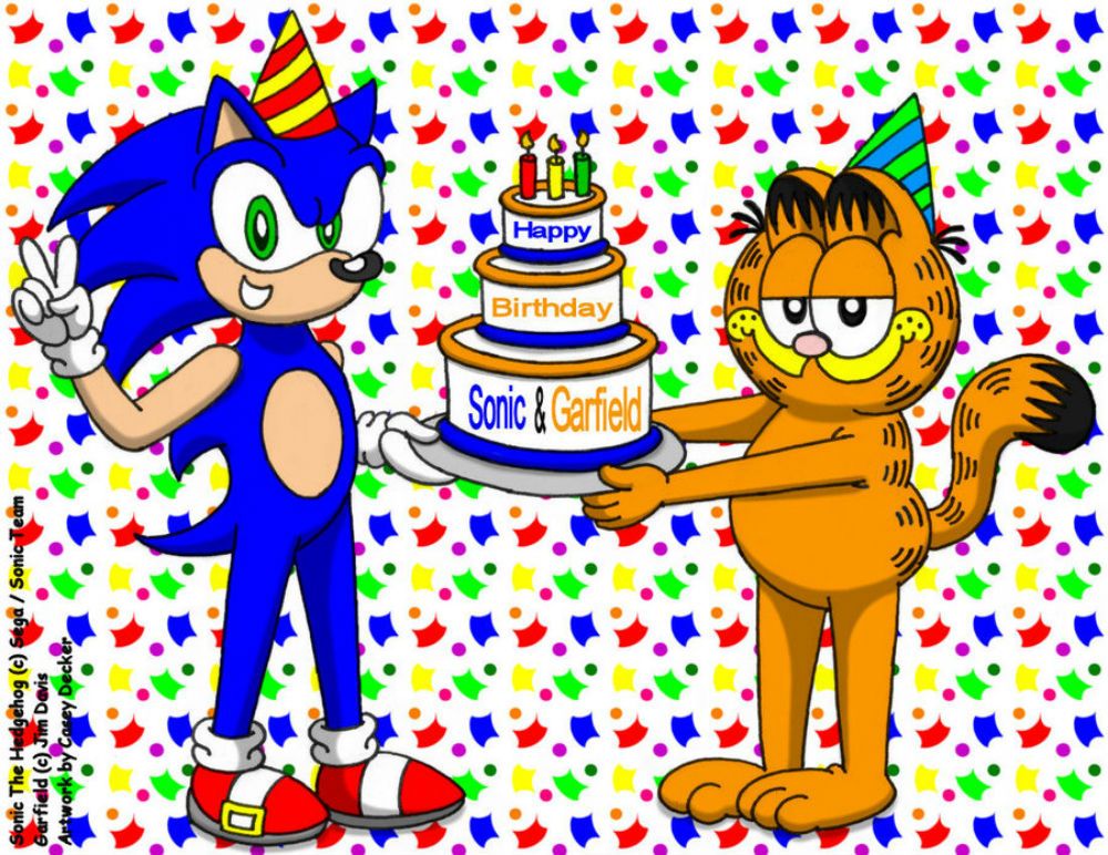 Sonic and Garfield